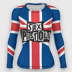 Рашгард женский Sex Pistols - панк рок, цвет: 3D-принт