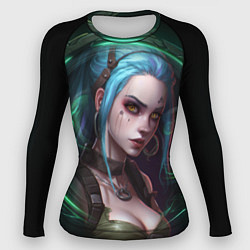 Женский рашгард Jinx art Arcane League of Legends