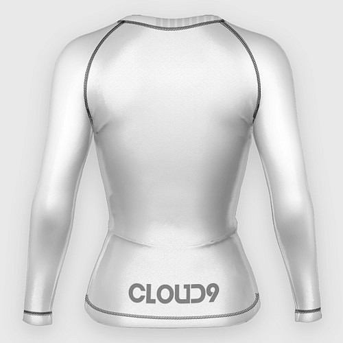 Женский рашгард Cloud9 white / 3D-принт – фото 2
