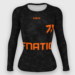 Женский рашгард Форма Fnatic pixels