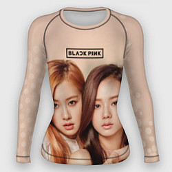 Рашгард женский Blackpink Jisoo and Rose, цвет: 3D-принт