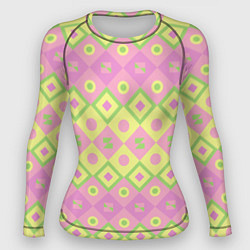 Женский рашгард Pink yellow style