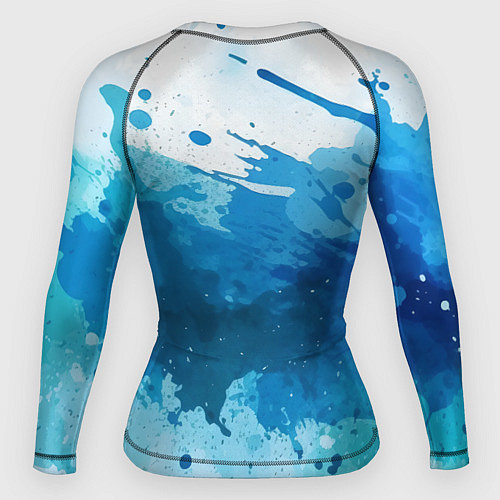 Женский рашгард Fortnite Logo Paint / 3D-принт – фото 2