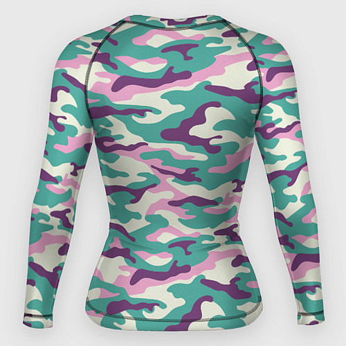 Женский рашгард Камуфляж модный / 3D-принт – фото 2