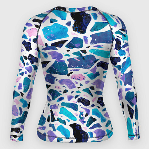 Женский рашгард Небесная мозаика / 3D-принт – фото 2