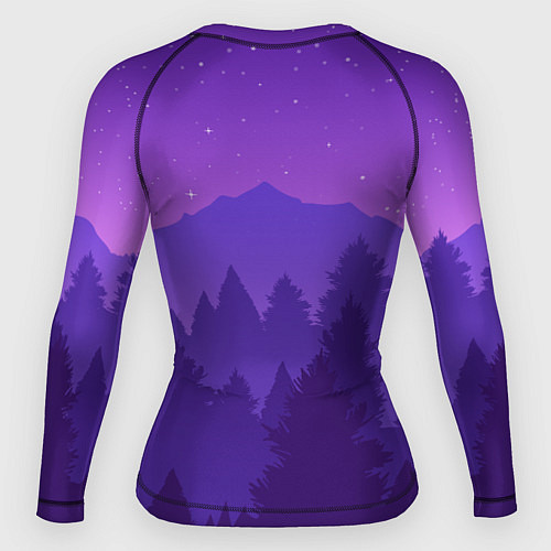 Женский рашгард Лунный кролик с крыльями / 3D-принт – фото 2