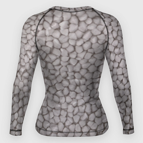 Женский рашгард Забавная белая обезьяна / 3D-принт – фото 2