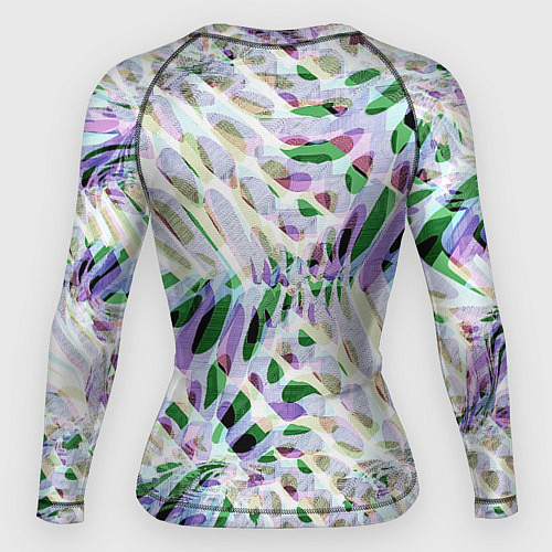 Женский рашгард Floral abstract / 3D-принт – фото 2