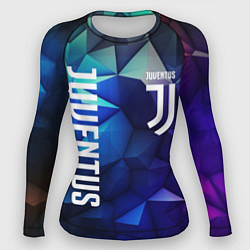 Женский рашгард Juventus logo blue