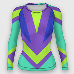 Рашгард женский Имидж 90-х, цвет: 3D-принт