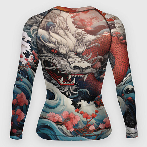 Женский рашгард Морской дракон Irezumi / 3D-принт – фото 2
