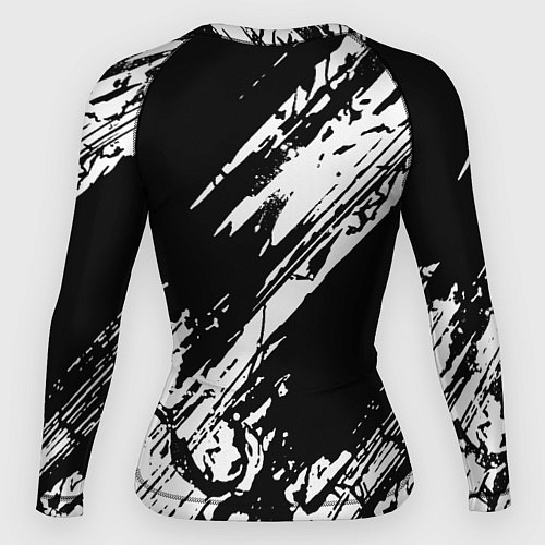 Женский рашгард Mitsubishi - белый пятна / 3D-принт – фото 2