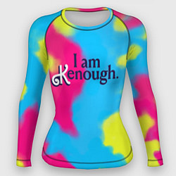 Рашгард женский I Am Kenough Tie-Dye, цвет: 3D-принт