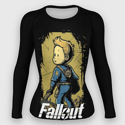 Рашгард женский Fallout boy, цвет: 3D-принт