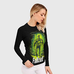 Рашгард женский Fallout game poster style, цвет: 3D-принт — фото 2