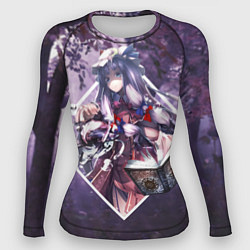 Рашгард женский Touhou Project Пачули Нолидж, цвет: 3D-принт