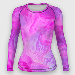 Рашгард женский Розовая текстура, цвет: 3D-принт