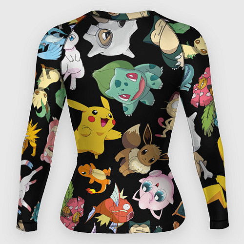 Женский рашгард Пикачу и другие покемоны / 3D-принт – фото 2