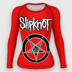 Рашгард женский Slipknot пентаграмма, цвет: 3D-принт