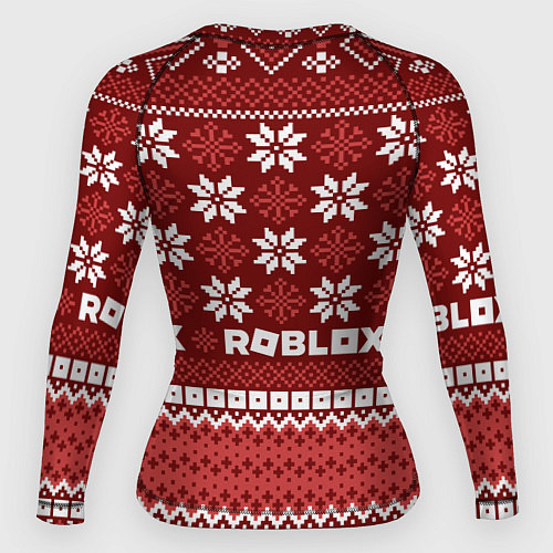 Женский рашгард Roblox christmas sweater / 3D-принт – фото 2