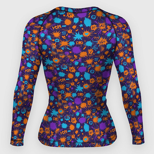 Женский рашгард Взрывной арт / 3D-принт – фото 2