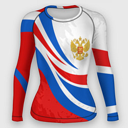 Женский рашгард Россия - спортивная униформа