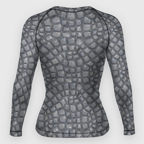 Женский рашгард Мостовая текстура / 3D-принт – фото 2