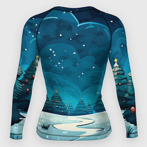 Женский рашгард Маленький пушистый дракошка / 3D-принт – фото 2