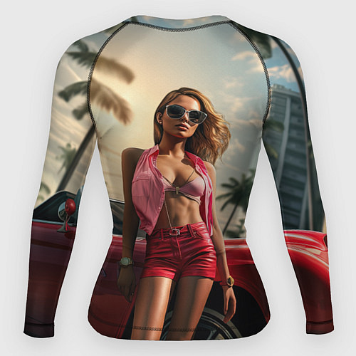Женский рашгард Девушка GTA 6 / 3D-принт – фото 2