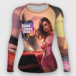 Женский рашгард GTA 6 girl vice city