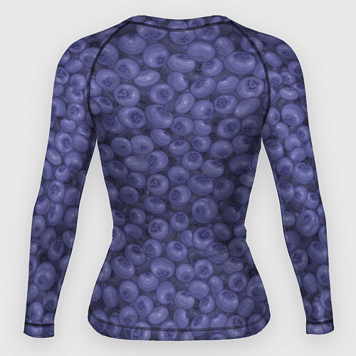 Женский рашгард Черника ягода / 3D-принт – фото 2