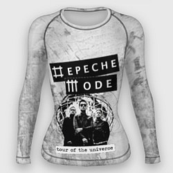 Рашгард женский Depeche Mode - Touring the universe группа, цвет: 3D-принт