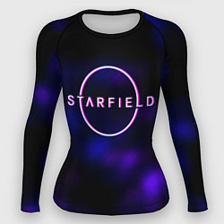 Женский рашгард Starfield тёмное небо из игры