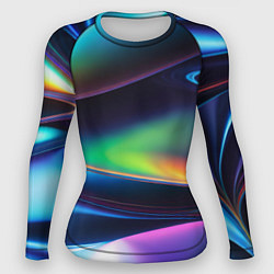 Женский рашгард Голографический материал