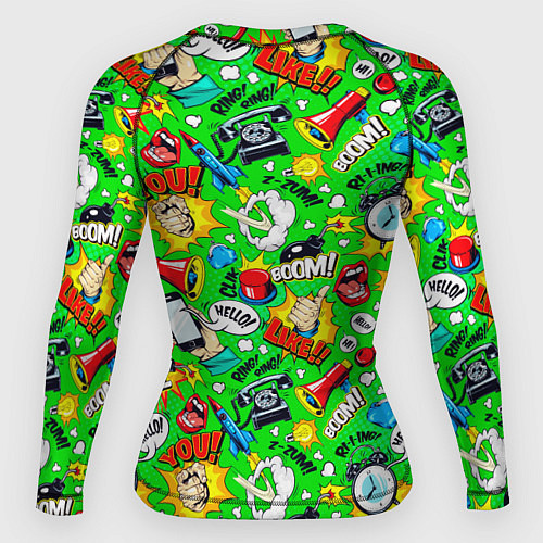 Женский рашгард Hello Like Boom / 3D-принт – фото 2