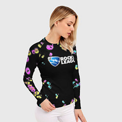 Рашгард женский Rocket League game, цвет: 3D-принт — фото 2