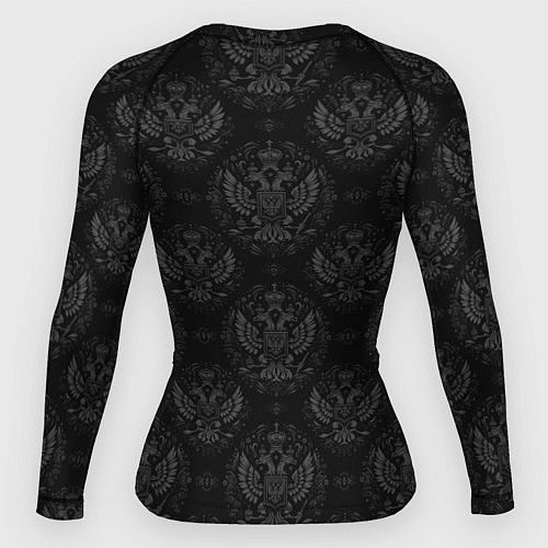 Женский рашгард Русский волк и герб России / 3D-принт – фото 2