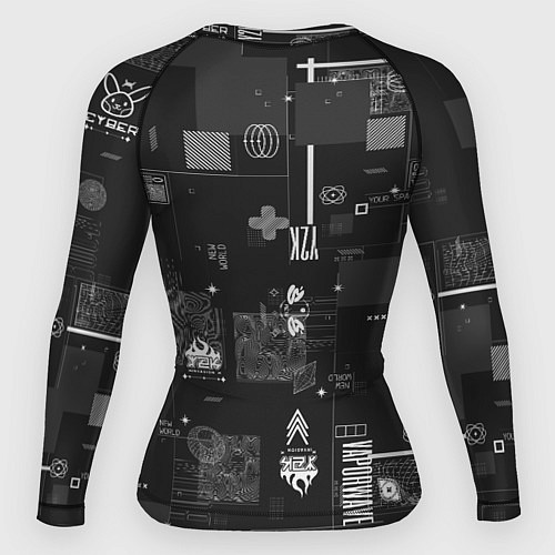 Женский рашгард Y2k aesthetics print / 3D-принт – фото 2