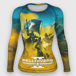 Рашгард женский Helldivers 2: Confrontation, цвет: 3D-принт