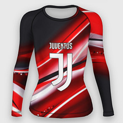 Рашгард женский Juventus geometry sport line, цвет: 3D-принт