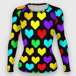 Женский рашгард Undertale heart pattern