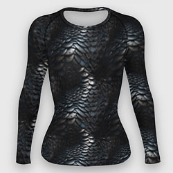 Женский рашгард Блестящая металлическая броня