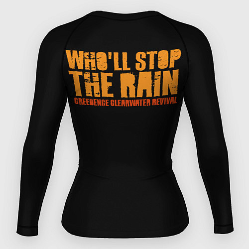 Женский рашгард Creedence кто остановит дождь / 3D-принт – фото 2