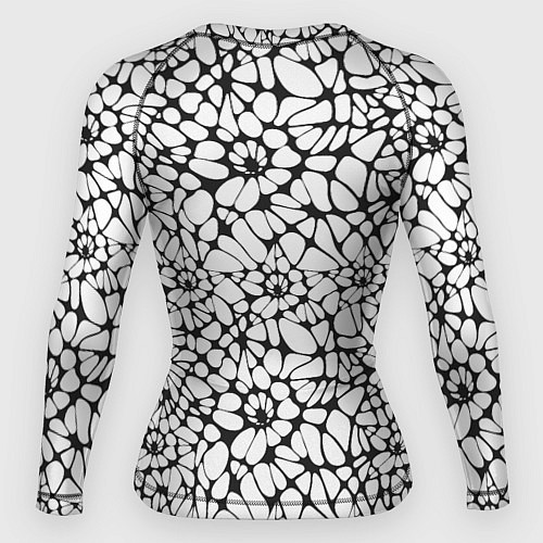 Женский рашгард Абстрактный узор из звезд / 3D-принт – фото 2