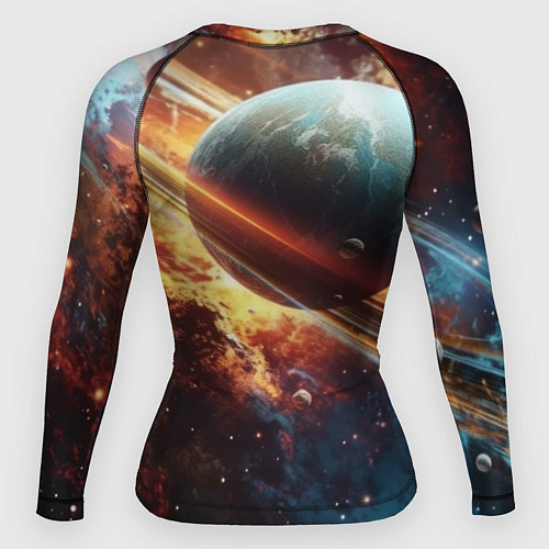 Женский рашгард Большая планета / 3D-принт – фото 2