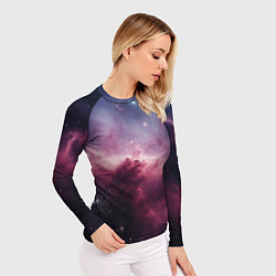 Рашгард женский Абстрактный космос фантастика, цвет: 3D-принт — фото 2