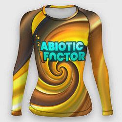 Женский рашгард Abiotic Factor желтый фон