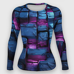 Женский рашгард Неоновые плитки объемные