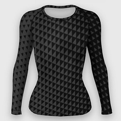 Женский рашгард Паттерн из черных треугольников