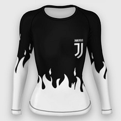 Рашгард женский Juventus fire, цвет: 3D-принт